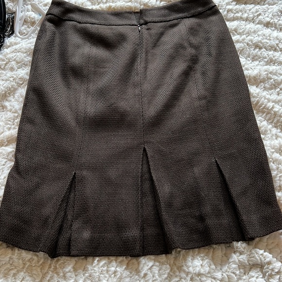 Stunning two piece Ann Taylor skirt suit sold brown tweed - Picture 5 of 6